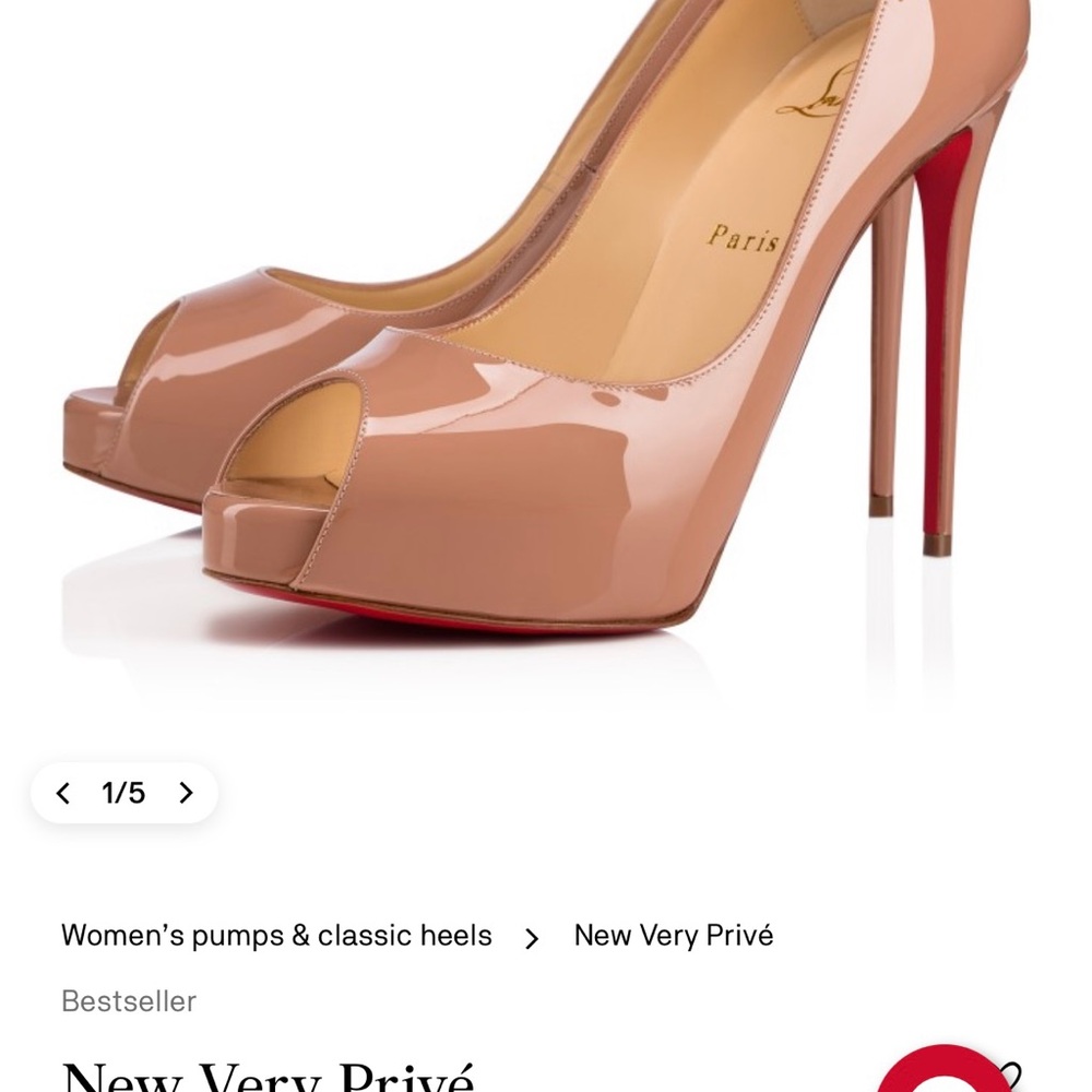 Christian Louboutin Lady Peep 150 Pumps - Picture 10 of 10
